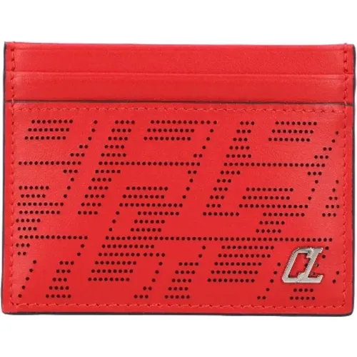 Pre-owned Leather wallets , male, Sizes: ONE SIZE - Christian Louboutin Pre-owned - Modalova