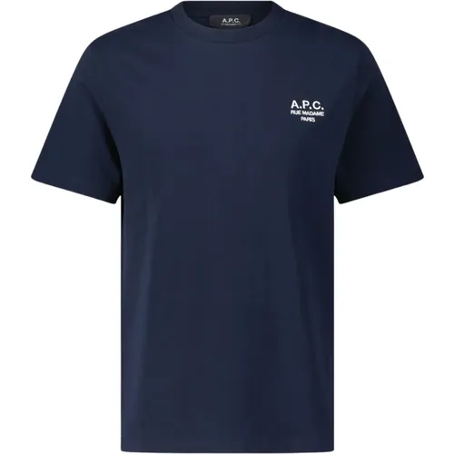Embroidered Cotton T-Shirt , male, Sizes: S, M, 2XL, XL - A.p.c. - Modalova