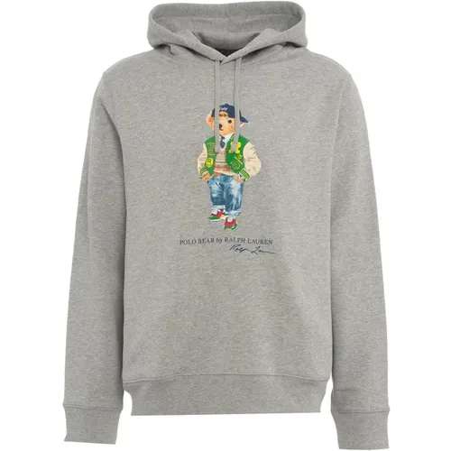 Bedruckter Hoodie mit Logo und Tasche - Polo Ralph Lauren - Modalova