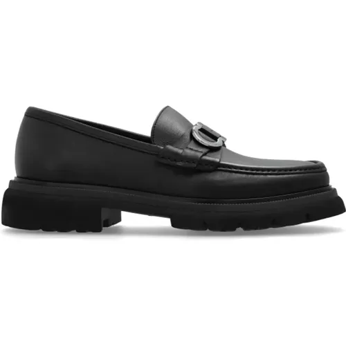 Loafers, male, , Size: 7 1/2 US Ferragamo `Cocoon` loafers shoes - Salvatore Ferragamo - Modalova