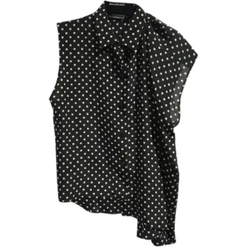 Pre-owned Shirts & Blouses, female, , Size: L Pre-owned Silk tops - Balenciaga Vintage - Modalova