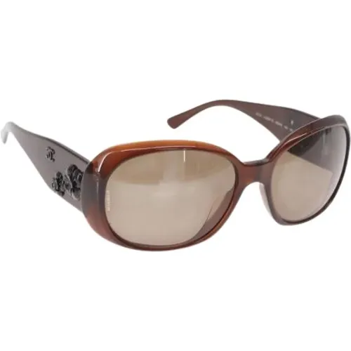 Pre-owned Accessories, female, , Size: ONE SIZE Pre-owned Plastic Sunglasses - Chanel Vintage - Modalova