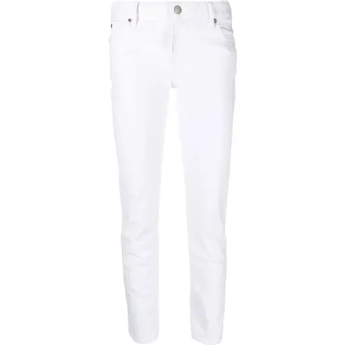 Weiße Bull Skinny Jeans , Damen, Größe: S - Dsquared2 - Modalova