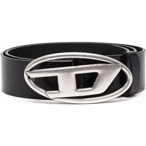 Belts, male, , Size: 80 CM Oval D Logo Belt - Diesel - Modalova