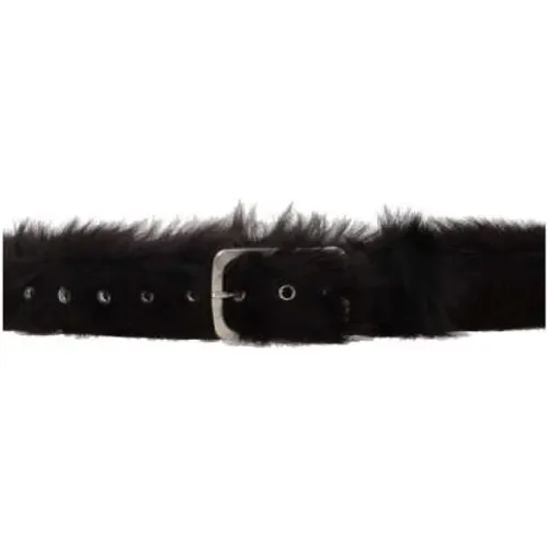 Dark Cavallino Belt , male, Sizes: 105 CM, 100 CM, 95 CM - Dries Van Noten - Modalova