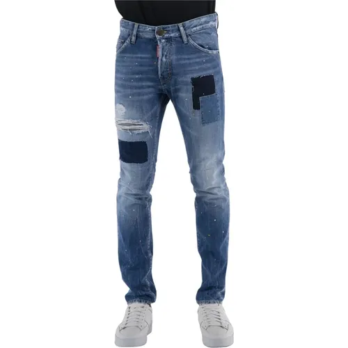 Slim-fit Jeans , Herren, Größe: M - Dsquared2 - Modalova