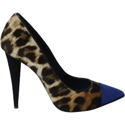 Pre-owned Pumps, female, , Size: 8 US Pre-owned Suede heels - Giuseppe Zanotti Pre-owned - Modalova