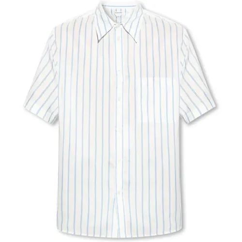 Shirt with short sleeves , male, Sizes: L - Bottega Veneta - Modalova