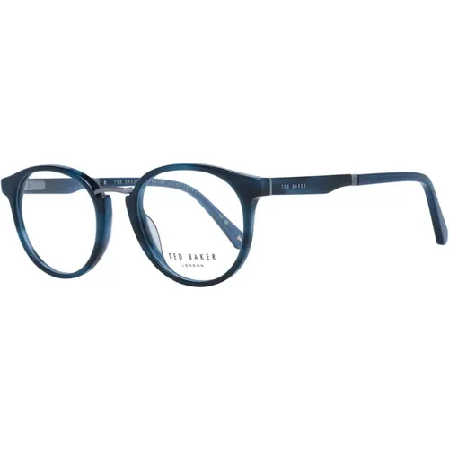 Glasses, male, , Size: ONE SIZE Stylish Round Optical Frames - Ted Baker - Modalova