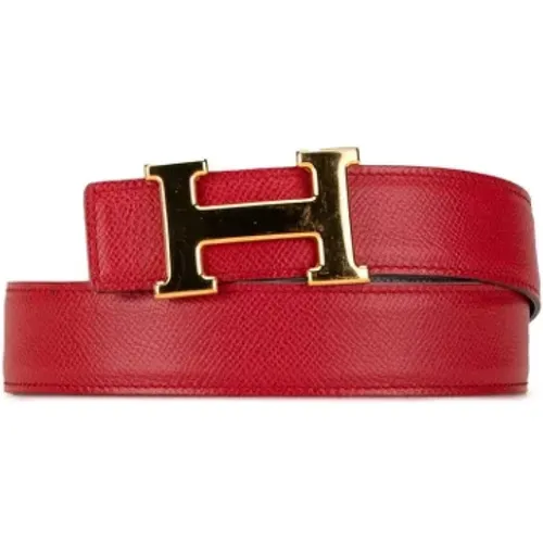 Pre-owned Belts, female, , Size: ONE SIZE Pre-owned Leather belts - Hermès Vintage - Modalova