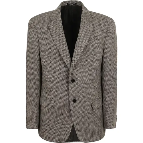 Blazers, male, , Size: 2XL Blazer for Men Aw24 - Emporio Armani - Modalova