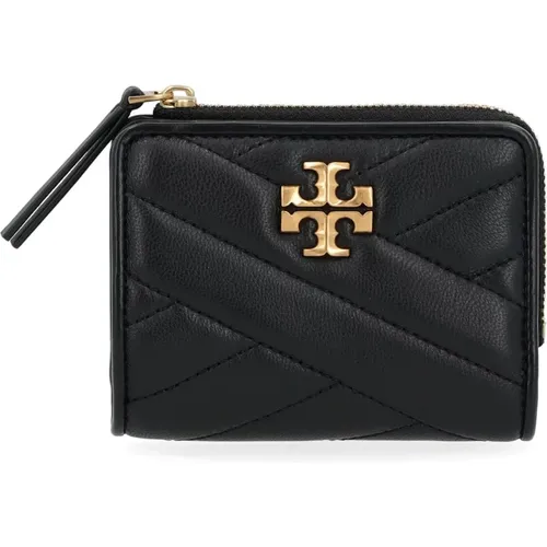 Kira Bifold Leather Wallet , female, Sizes: ONE SIZE - TORY BURCH - Modalova