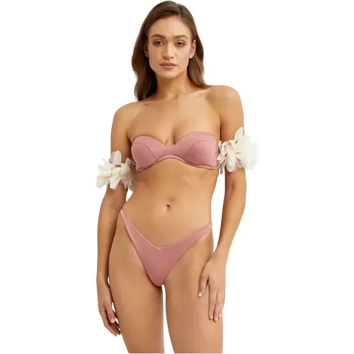 Blumen Bikini Top , Damen, Größe: S - La Revêche - Modalova