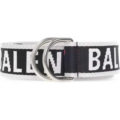 Belts, male, , Size: ONE SIZE Belt with logo - Balenciaga - Modalova