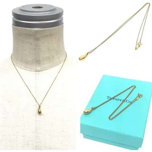 Pre-owned Jewellery, female, , Size: ONE SIZE Pre-owned Gold necklaces - Tiffany & Co. Pre-owned - Modalova