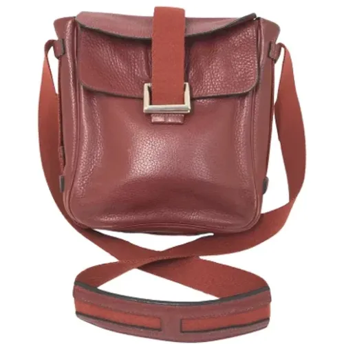 Pre-owned Cross Body Bags, female, , Size: ONE SIZE Pre-owned Leather shoulder-bags - Hermès Vintage - Modalova