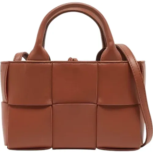 Pre-owned Leather totes , female, Sizes: ONE SIZE - Bottega Veneta Vintage - Modalova