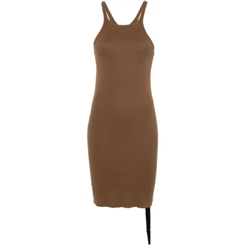 Racer Back Dress Made in Italy , female, Sizes: S, M - Rick Owens - Modalova