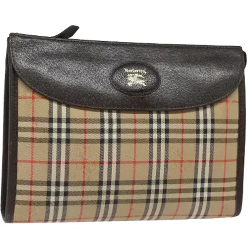 Pre-owned Canvas clutches , Damen, Größe: ONE Size - Burberry Vintage - Modalova