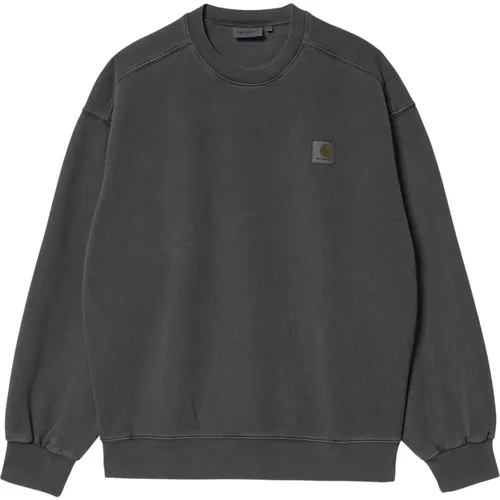 Vista Sweatshirt - Gebürstete Baumwolle, Ballonschnitt - Carhartt WIP - Modalova