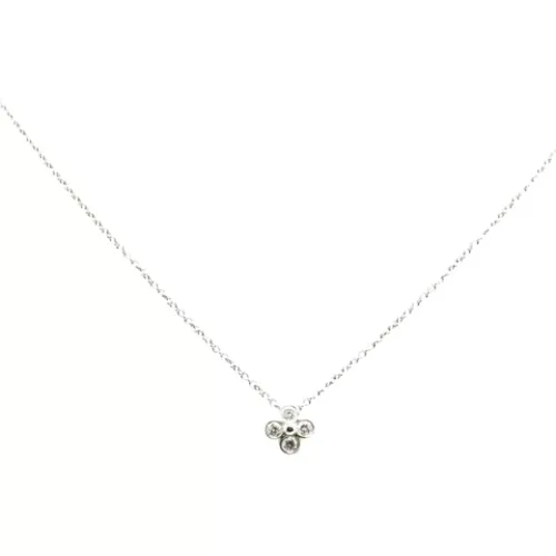 Pre-owned Jewellery, female, , Size: ONE SIZE Pre-owned Platinum necklaces - Tiffany & Co. Pre-owned - Modalova