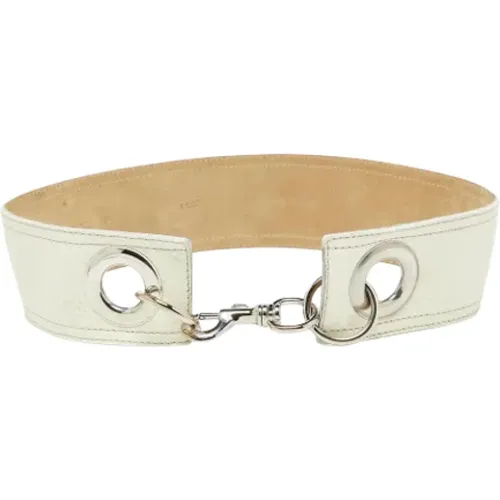 Pre-owned Belts, female, , Size: ONE SIZE Pre-owned Leather belts - Miu Miu Pre-owned - Modalova