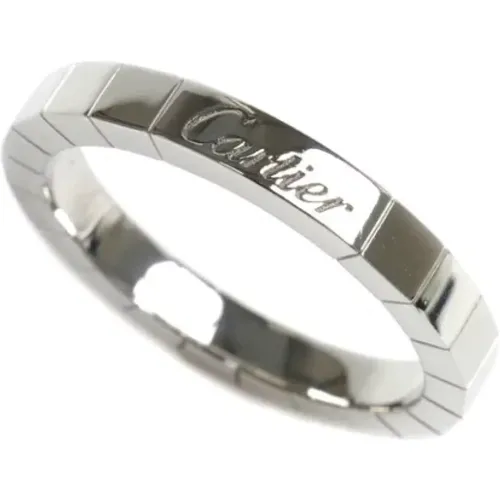 Pre-owned Jewellery, female, , Size: ONE SIZE Pre-owned White Gold rings - Cartier Vintage - Modalova