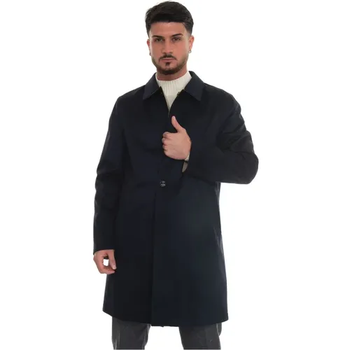 Single-Breasted Coats, male, , Size: 3XL Reversible Dust Coat with Button Closure - Kired - Modalova