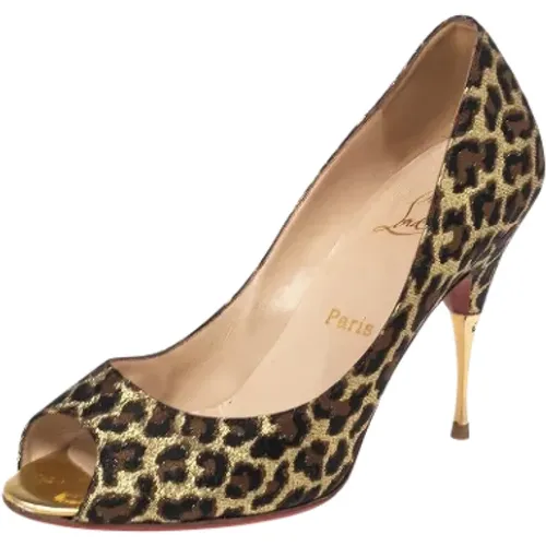 Pre-owned Pumps, female, , Size: 9 US Pre-owned Fabric heels - Christian Louboutin Pre-owned - Modalova