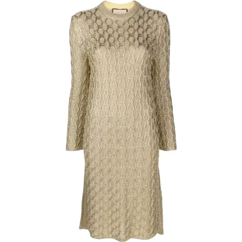 Midi dress , female, Sizes: L - Gucci - Modalova