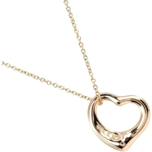 Pre-owned Jewellery, female, , Size: ONE SIZE Pre-owned Rose Gold necklaces - Tiffany & Co. Pre-owned - Modalova