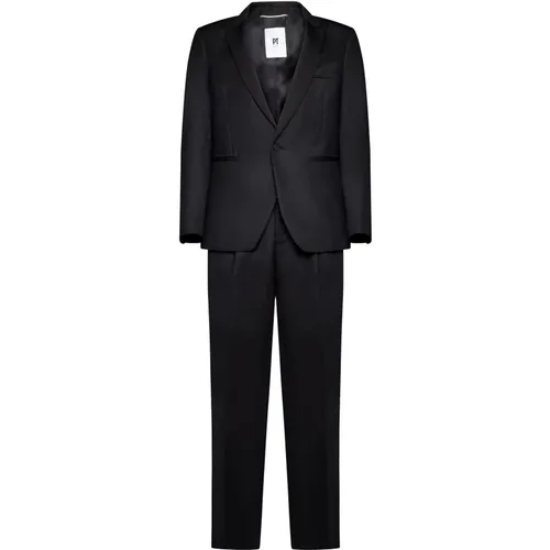 Single Breasted Suits, male, , Size: XL Wool Blend Jacket and Trousers - PT Torino - Modalova