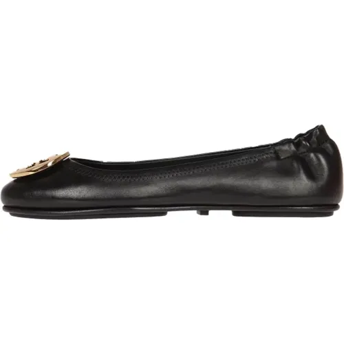 Elegante Leder-Ballerinas , Damen, Größe: 40 EU - TORY BURCH - Modalova