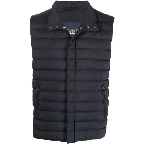 Vests, male, , Size: 3XL Quilted Vest - Herno - Modalova