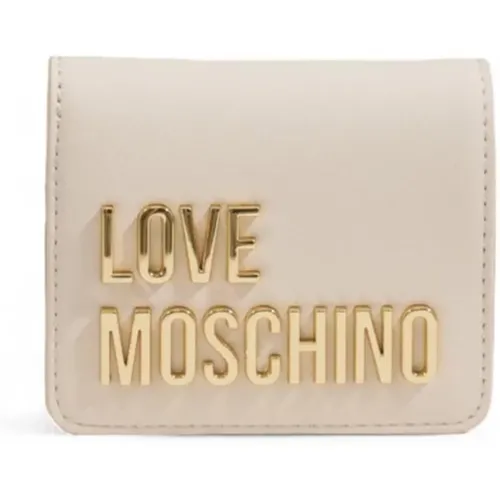 Wallets & Cardholders, female, , Size: ONE SIZE Compact Polyethylene Women's Wallet Collection - Love Moschino - Modalova