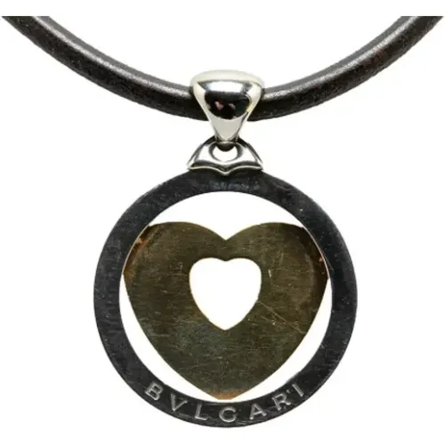 Pre-owned Jewellery, female, , Size: ONE SIZE Pre-owned Silver necklaces - Bvlgari Vintage - Modalova