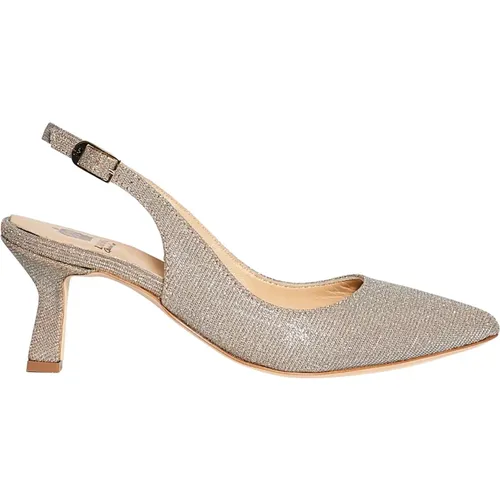 Lurex Slingback Ch2000/Rt , Damen, Größe: 36 EU - L'ARIANNA - Modalova