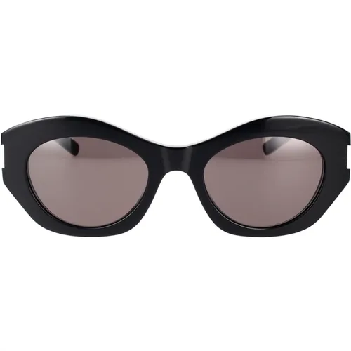 Damen SL 639 001 Cat-Eye Sonnenbrille , unisex, Größe: 52 MM - Saint Laurent - Modalova