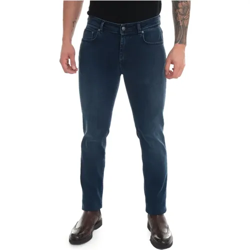 Schmal geschnittene Jeans , Herren, Größe: W36 - Fay - Modalova
