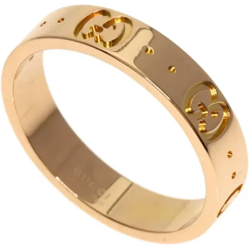 Pre-owned Rose Gold rings , female, Sizes: ONE SIZE - Gucci Vintage - Modalova