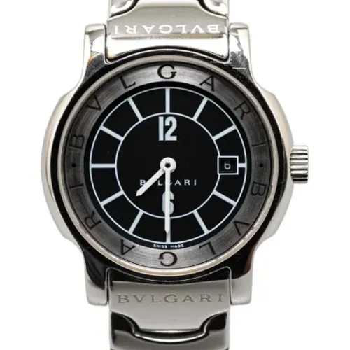 Pre-owned Watches, female, , Size: ONE SIZE Pre-owned Stainless Steel watches - Bvlgari Vintage - Modalova