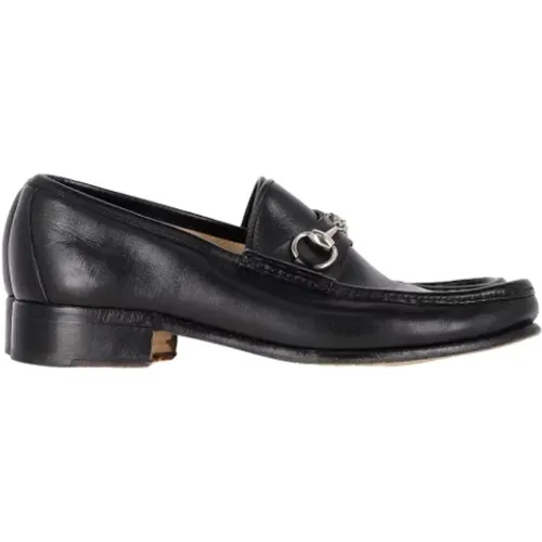 Pre-owned Flats, female, , Size: 10 US Pre-owned Leather flats - Gucci Vintage - Modalova