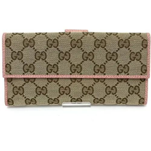 Pre-owned Canvas wallets , female, Sizes: ONE SIZE - Gucci Vintage - Modalova