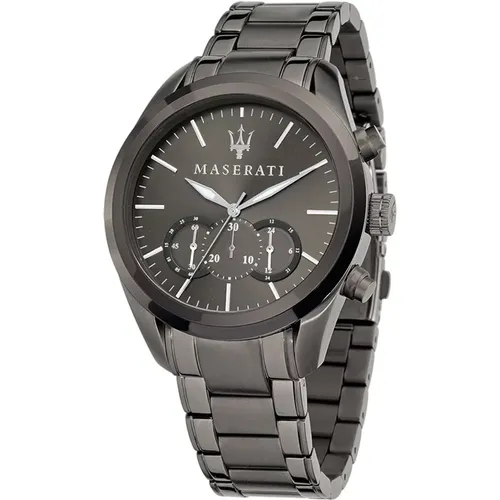 Watches, male, , Size: ONE SIZE Traguardo Stainless Steel Watch - Maserati - Modalova