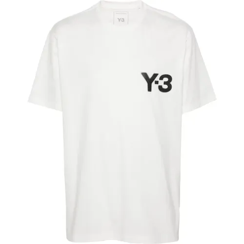 T-Shirts, male, , Size: XL Reflective Logo Tee - Y-3 - Modalova