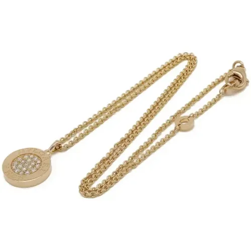 Pre-owned Rose Gold necklaces , female, Sizes: ONE SIZE - Bvlgari Vintage - Modalova