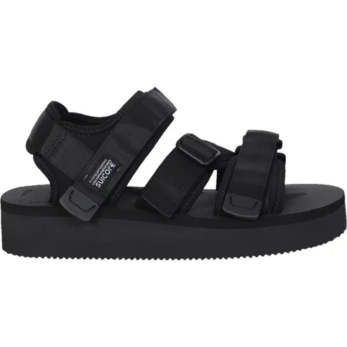 Sandals with Almond Toe and Crossover Strap Detail , female, Sizes: 12 UK, 3 1/2 UK - Suicoke - Modalova