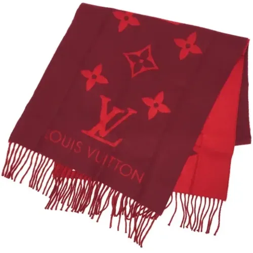 Pre-owned Scarves, female, , Size: ONE SIZE Pre-owned Wool scarves - Louis Vuitton Vintage - Modalova