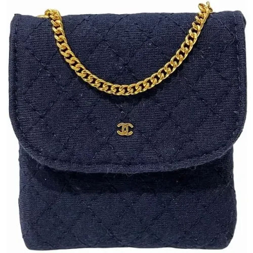 Pre-owned Cotton shoulder-bags , female, Sizes: ONE SIZE - Chanel Vintage - Modalova