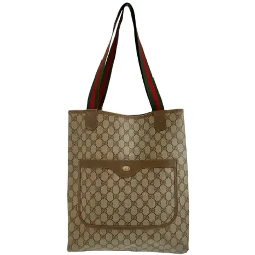 Pre-owned Tote Bags, female, , Size: ONE SIZE Pre-owned Canvas totes - Gucci Vintage - Modalova